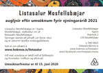 Listasalur Mosfellsbæjar auglýsir eftir umsóknum fyrir sýningarárið 2021